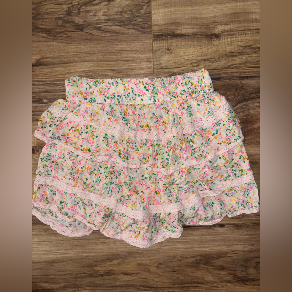 Crown & Ivy Multicolor Floral Skirt